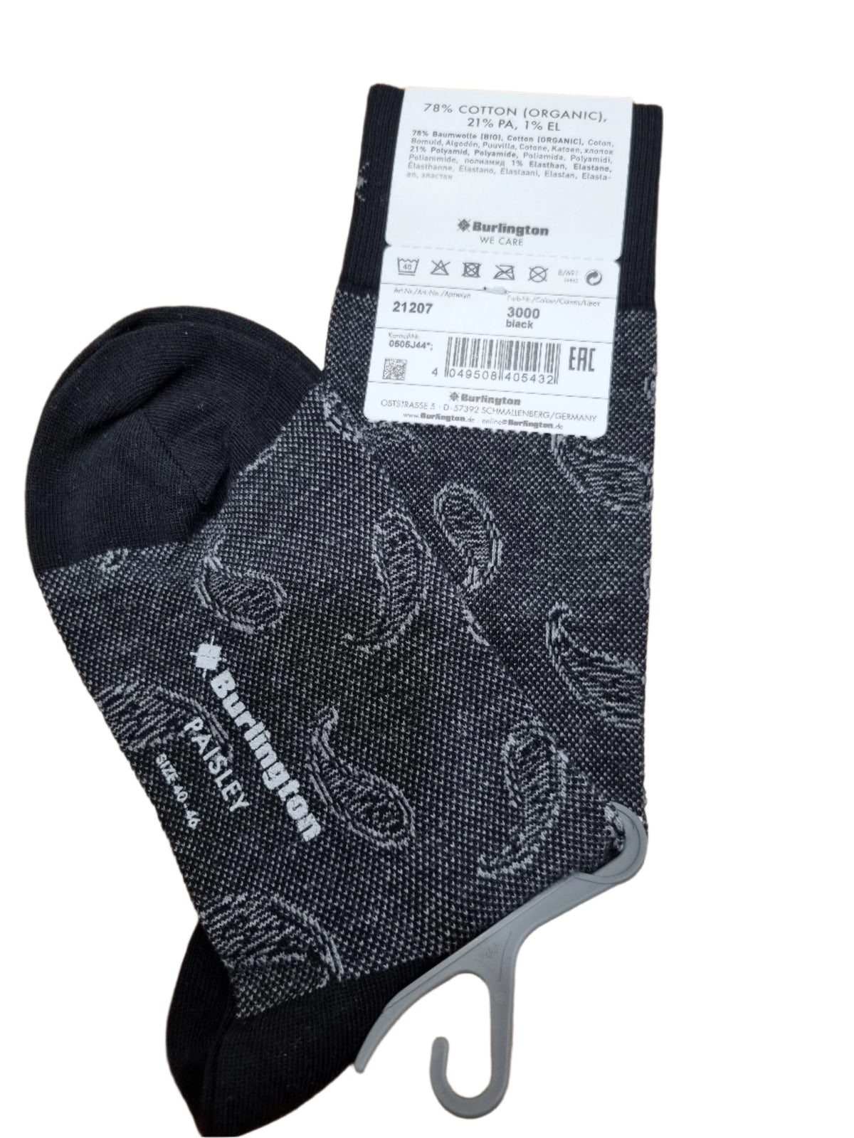 21207 PAISLEY BURLINGTON SOCKS