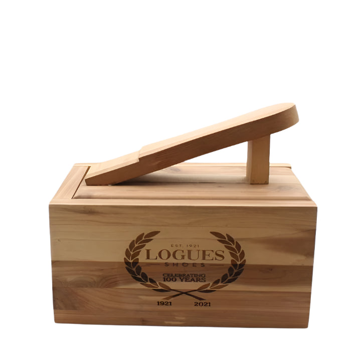 SMALL CEDAR BOX ( EMPTY ), Shoe Care, EURO LEATHERS, Logues Shoes - Logues Shoes.ie Since 1921, Galway City, Ireland.