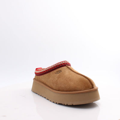 Chestnut UGG Tazz slipper with UGGbraid trim
